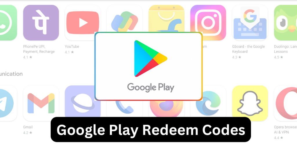 Google Play Redeem Codes 2024